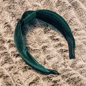 Emerald Green Velvet Headband